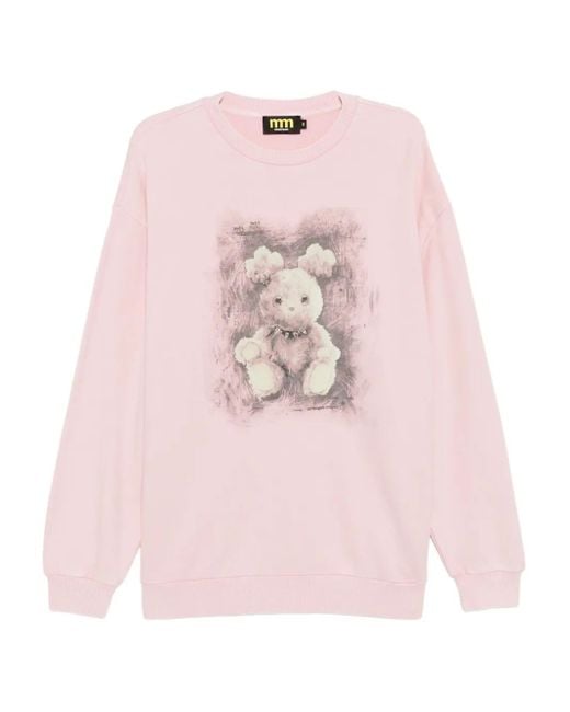 Mini Cream グラフィック スウェットシャツ Pink
