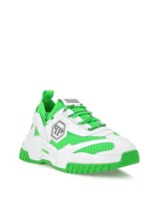 Philipp Plein Green Predator Sneakers
