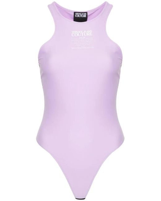 Versace Jeans Couture Purple Sleeveless Bodysuit