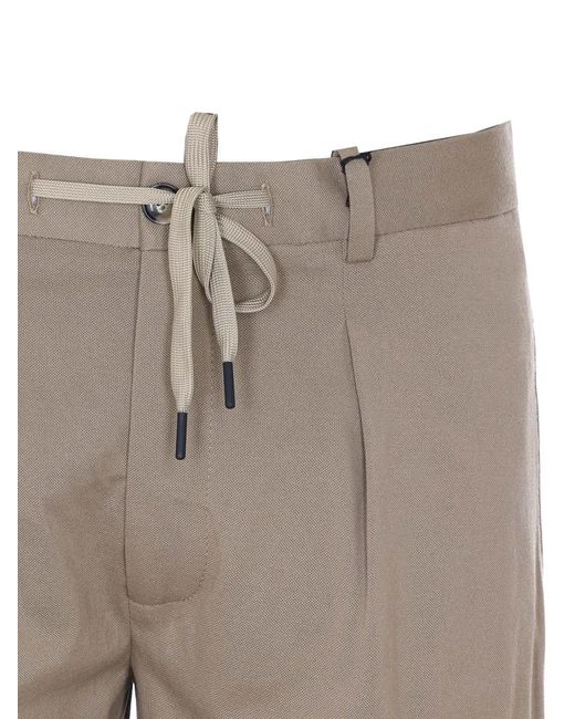 Circolo 1901 Natural Drawstring Pockets Trousers for men
