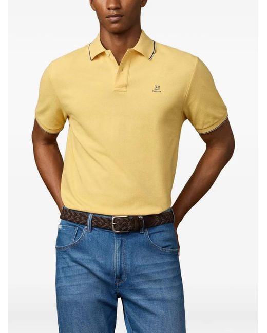 Hackett Yellow Heritage H Polo Shirt for men