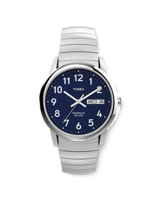 Timex Blue Easy Reader 35Mm Watch for men