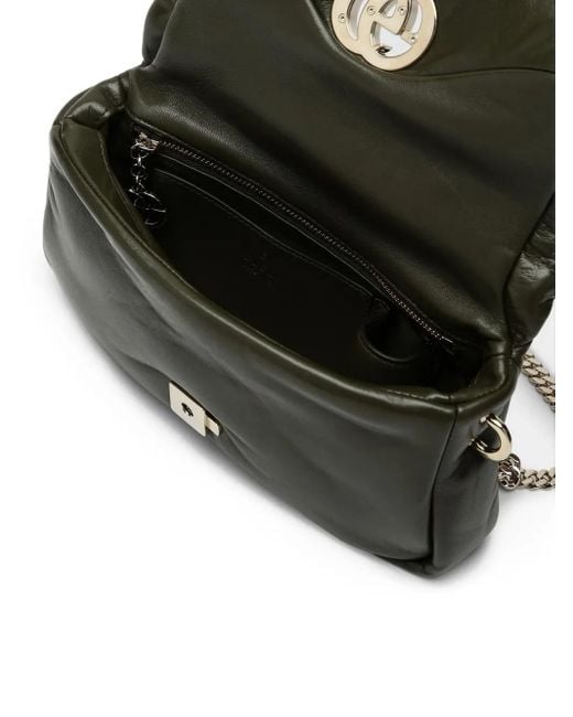 Gucci Black GG Milano Schultertasche mit Logo
