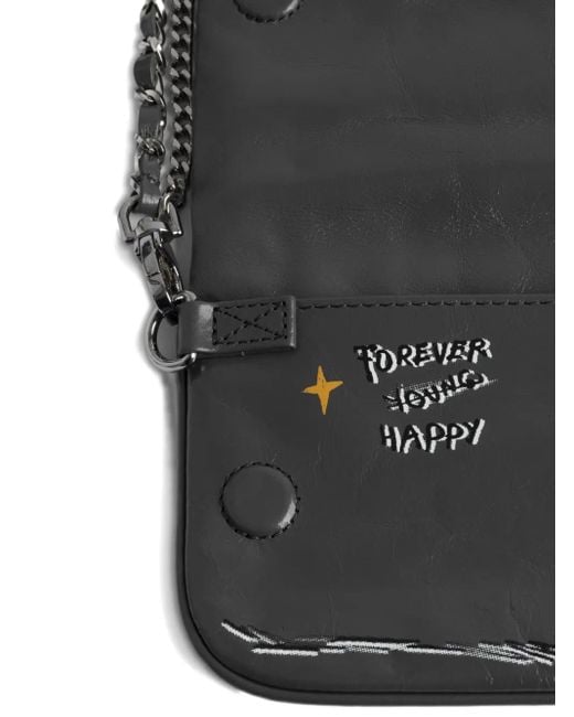 Zadig & Voltaire Gray Rock Mini Humberto Clutch