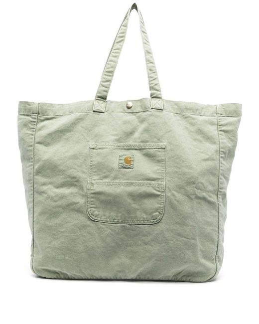Carhartt WIP Green Logo-patch Detail Tote Bag for men