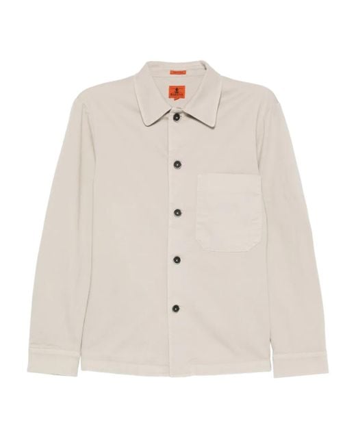 Barena Men's White Patch-Pocket Jacket