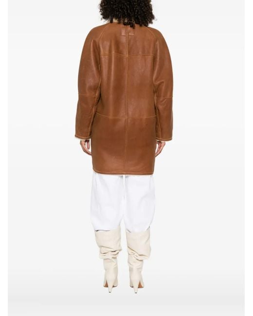 Isabel Marant Lammy Jas in het Brown