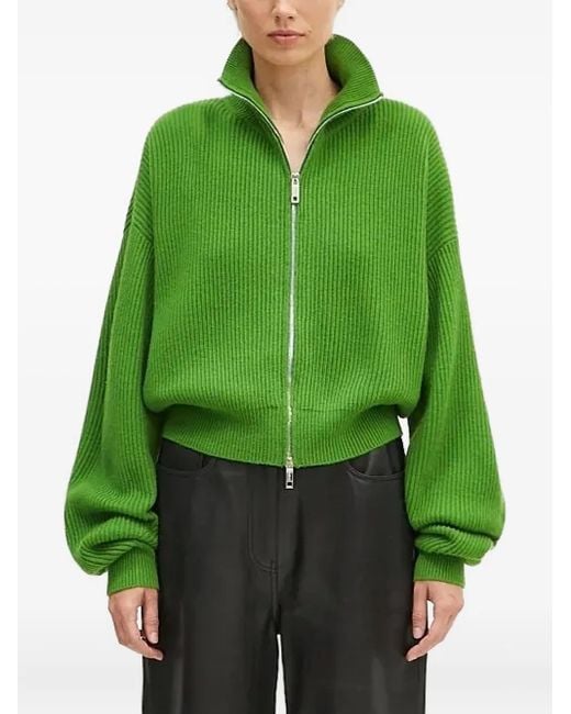 Sportmax ドロップショルダー カーディガン Green