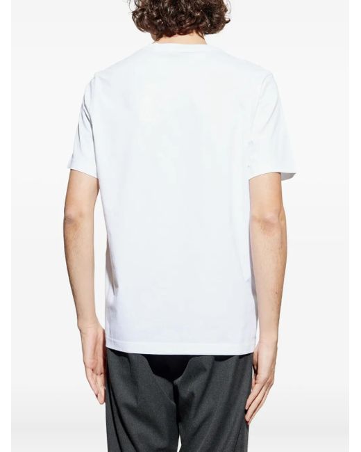 Paul Smith White Rabbit-Print T-Shirt for men