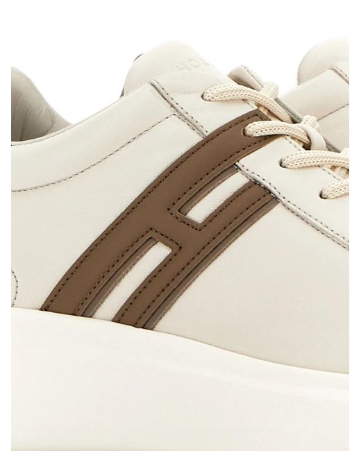 Sneakers H580 di Hogan in Natural da Uomo