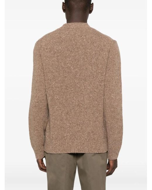 Daniele Fiesoli Pullover mit Rundhalsausschnitt in Brown für Herren