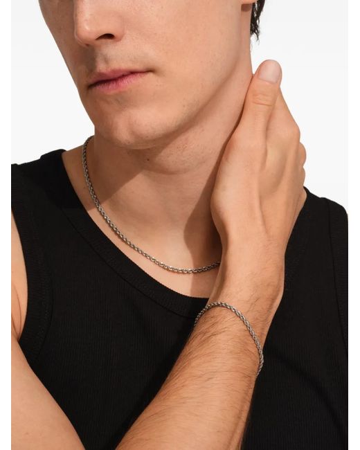 Tom Wood White Rope Bracelet
