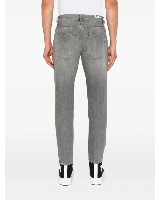 Vaqueros Con Efecto Desgastado Dondup de hombre de color Gray