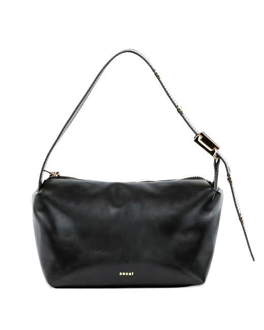 Sacai Black Zip Shoulder Bag