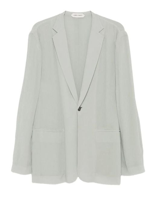 Chaqueta con botones Alberta Ferretti de color Gray