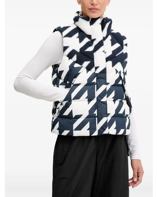 Helly Hansen Blue Houndstooth Collar Jacket