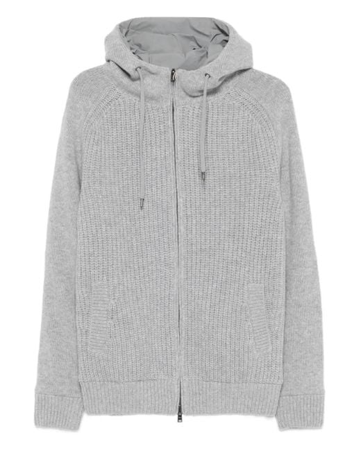 メンズ Herno ジップアップ パーカー Gray