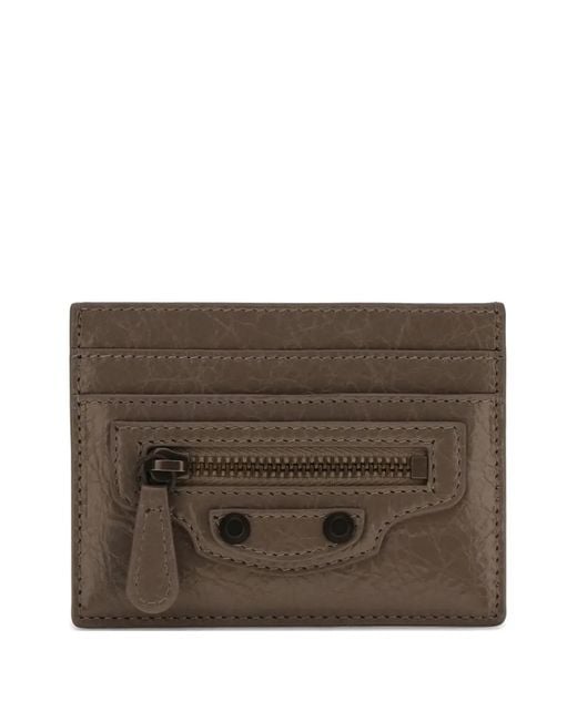 Balenciaga Brown Le City Card Holder
