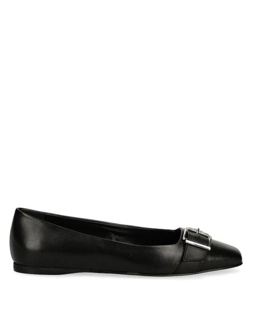 Karl Lagerfeld Black Konnie Ballet Flats