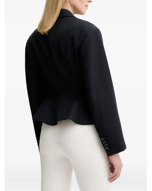 Bally Black Peplum Blouse