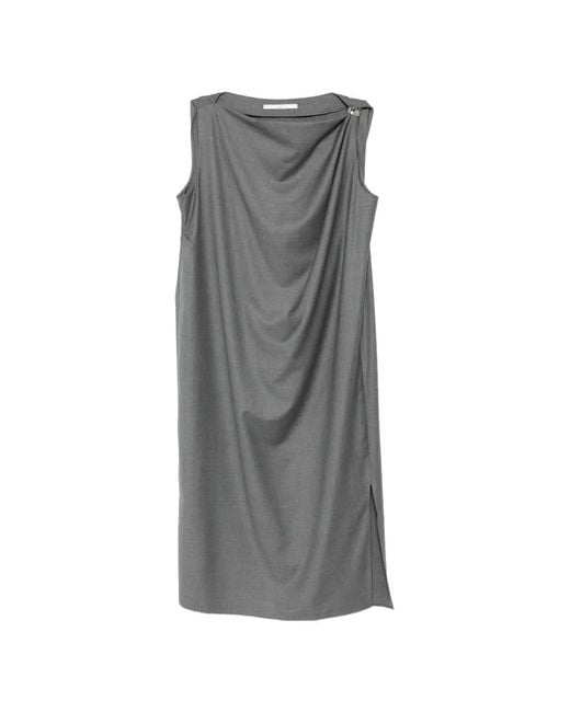 JNBY Gedrapeerde Mini-Jurk in het Gray