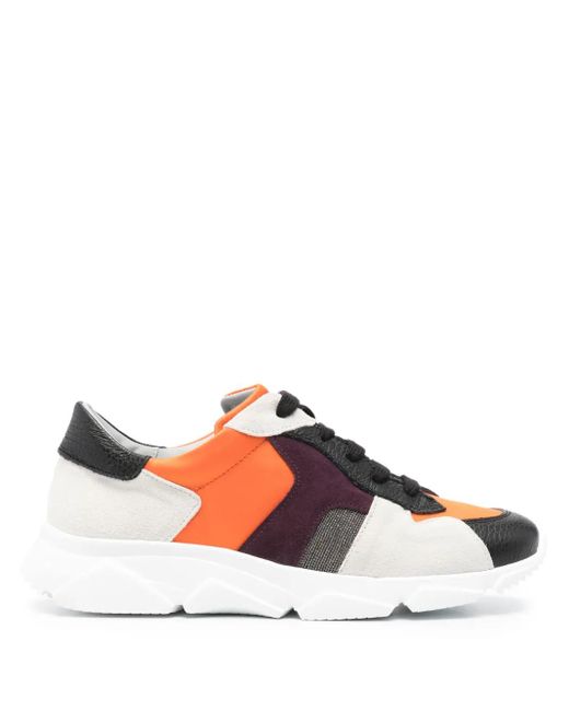 Fabiana Filippi Purple Colour-Block Panelled Sneakers