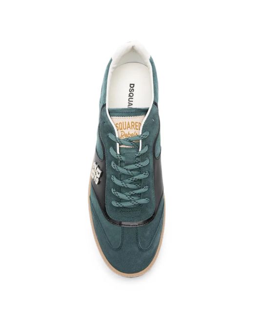 DSquared² Blue Baskets À Logo Appliqué for men
