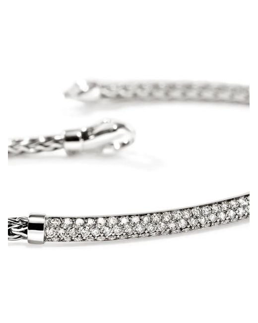 John Hardy White Jh Essential Diamond Bracelet