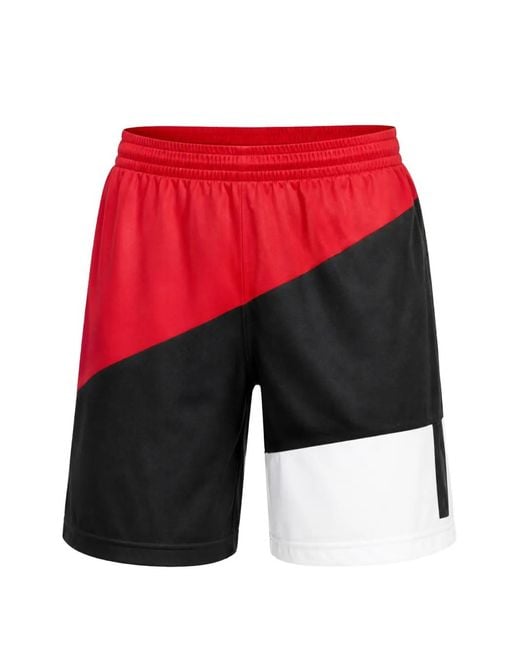 Nike Red Dri-Fit Mesh Shorts for men