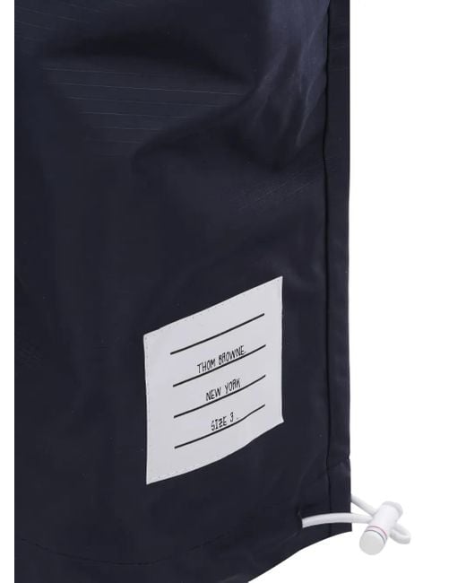 Thom Browne Blue 4-Bar Stripe Track Pants for men
