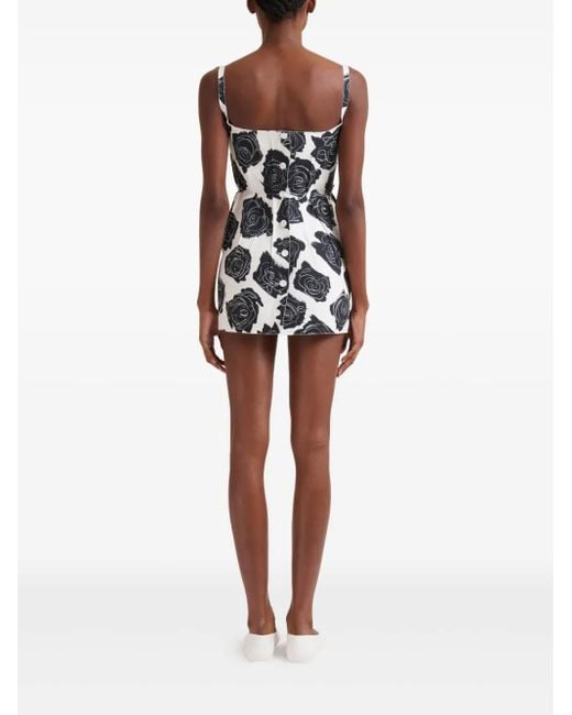 Marni Multicolor Bonded Poplin Mini Dress