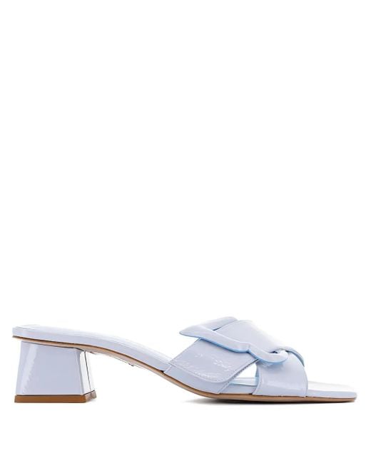 Sandalias Blair con tacón de 50 mm Sophia Webster de color White