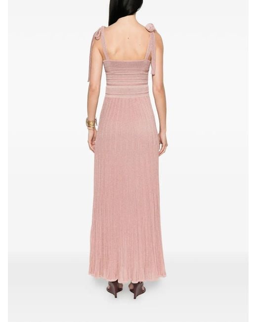 Zimmermann Pink Tie Strap Dress