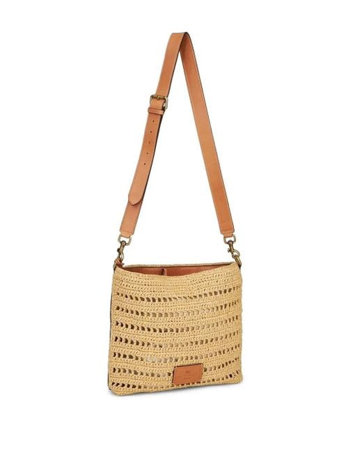 Etro Metallic Braided-Detail Crossbody Bag for men