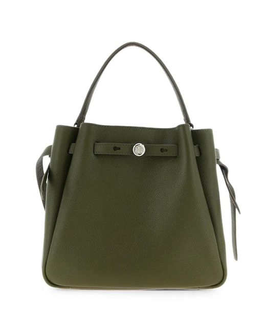 Tory Burch Green Romy Bucket Bag