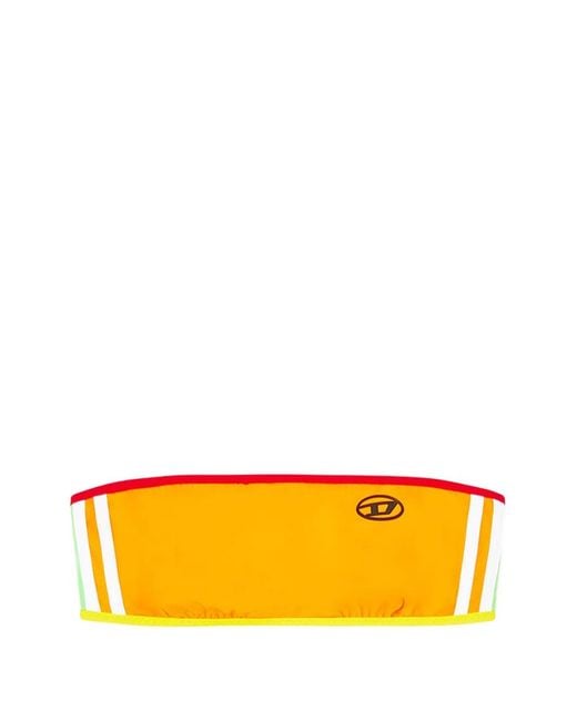 DIESEL Orange Melania-D-Pop Bikini Top