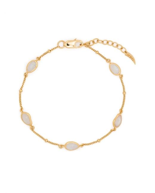 Missoma White Magma Moonstone Bracelet