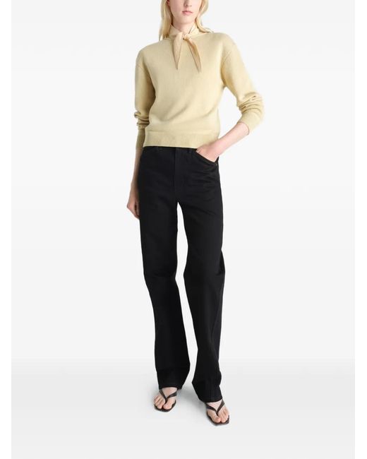 Lemaire Natural Buttoned Reversible Cardigan