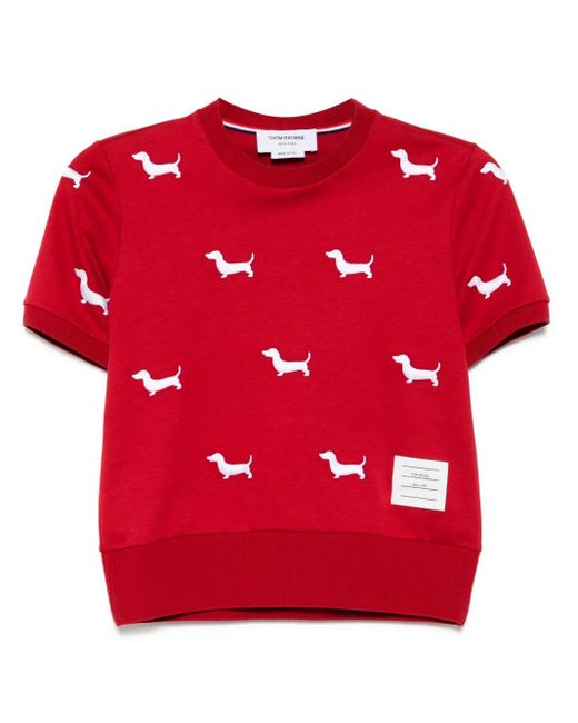 Thom Browne ショートスリーブ Tシャツ Red