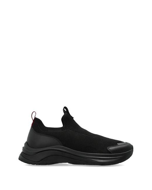 Bally Black Woge Pull-Tab Sneakers for men