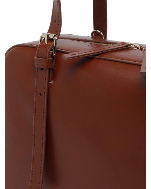 A.P.C. Brown A. P.C. Mini Leather Crossbody Bag For