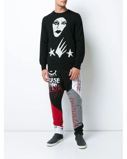 Haculla Black Witchslap Jumper for men