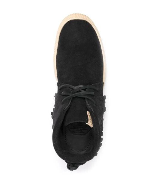 Polacchini Con Frange di Visvim in Black da Uomo