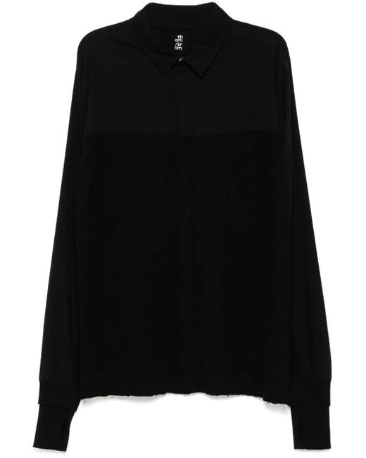 Thom Krom M H 171 Overhemd in het Black voor heren