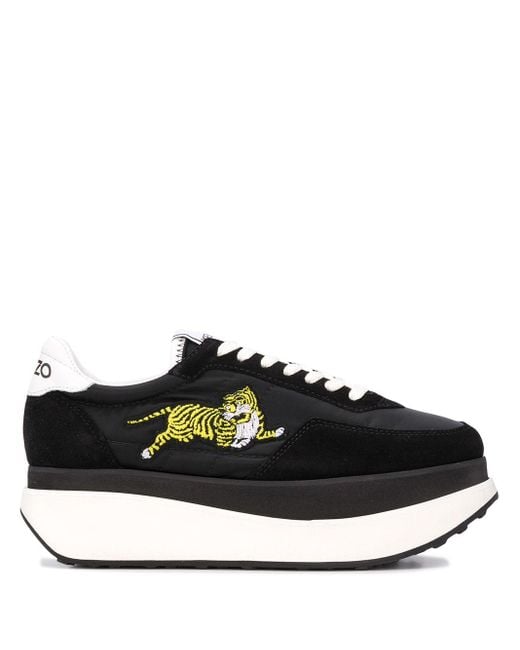 KENZO Black Move Platform Trainers