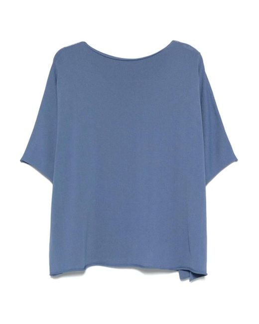 Le Tricot Perugia Blue Jersey T-Shirt