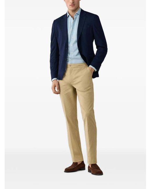 Hackett Natural Elasticated-Waistband Chinos for men