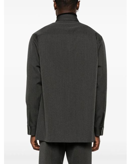 Gucci Black Wool Shirt for men