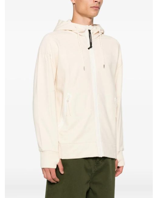 C P Company Natural Zip-Fastening Sweatshirt for men