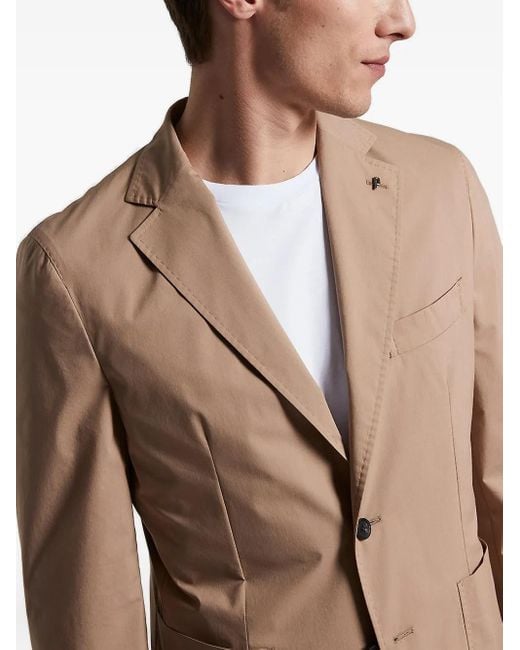 Peserico Natural Patch-Pocket Button Jacket for men